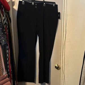Alfani plus Black Trouser Curvy Pants